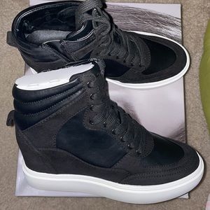 Blakey High-Top Wedge Sneaker by JLO